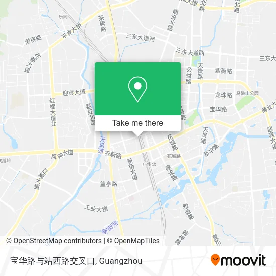 宝华路与站西路交叉口 map