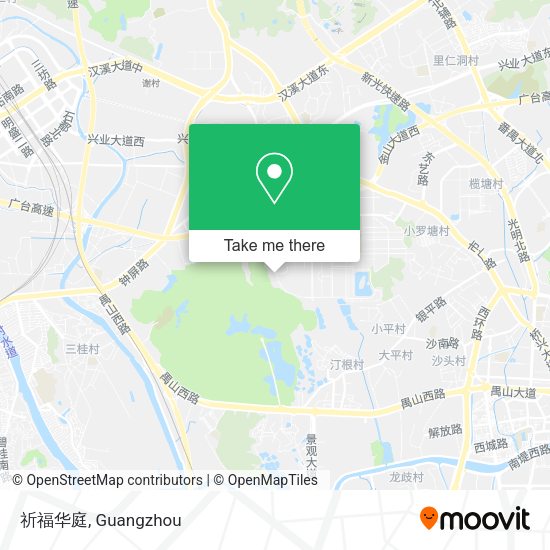 祈福华庭 map