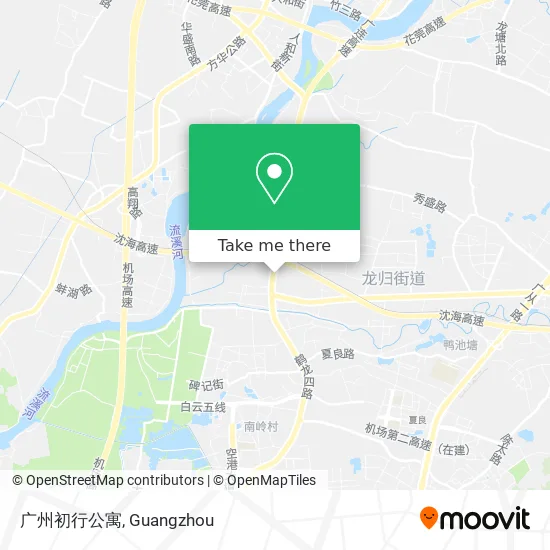 广州初行公寓 map