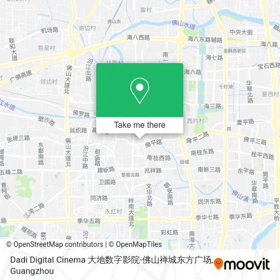 Dadi Digital Cinema 大地数字影院-佛山禅城东方广场 map
