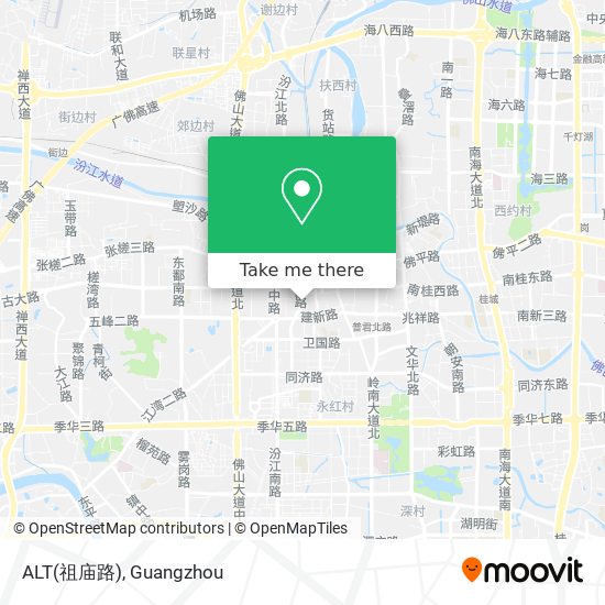 ALT(祖庙路) map