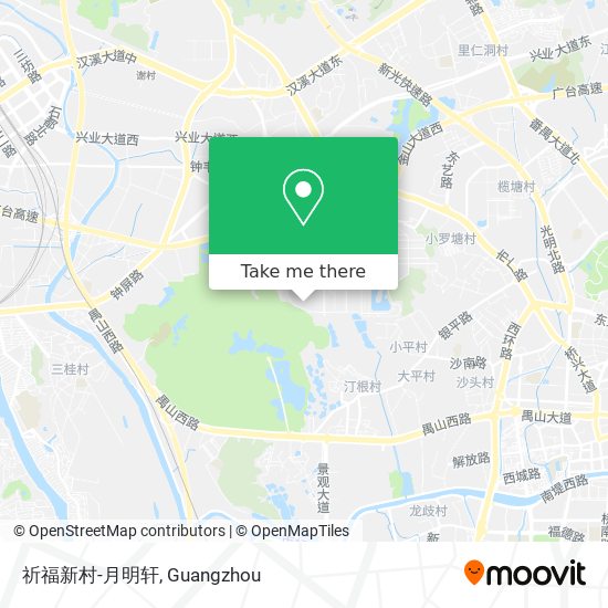 祈福新村-月明轩 map