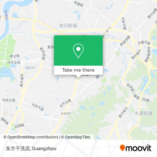 东方干洗店 map