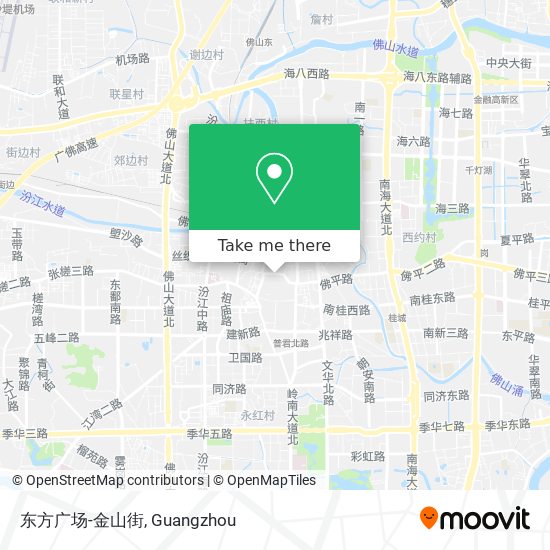 东方广场-金山街 map