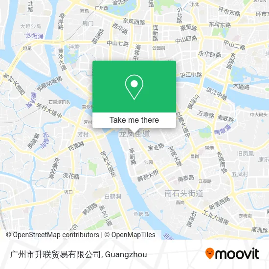 广州市升联贸易有限公司 map