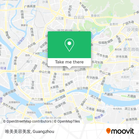 唯美美容美发 map