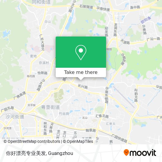你好漂亮专业美发 map