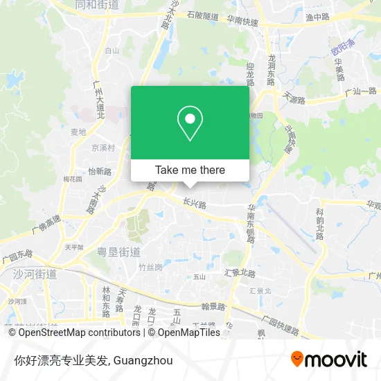 你好漂亮专业美发 map