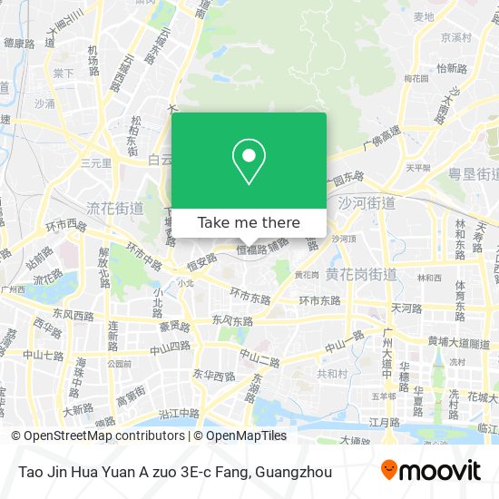 Tao Jin Hua Yuan A zuo 3E-c Fang map