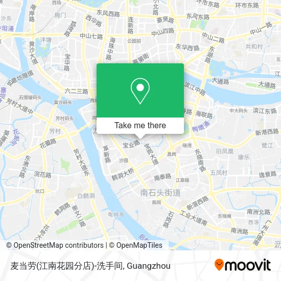 麦当劳(江南花园分店)-洗手间 map