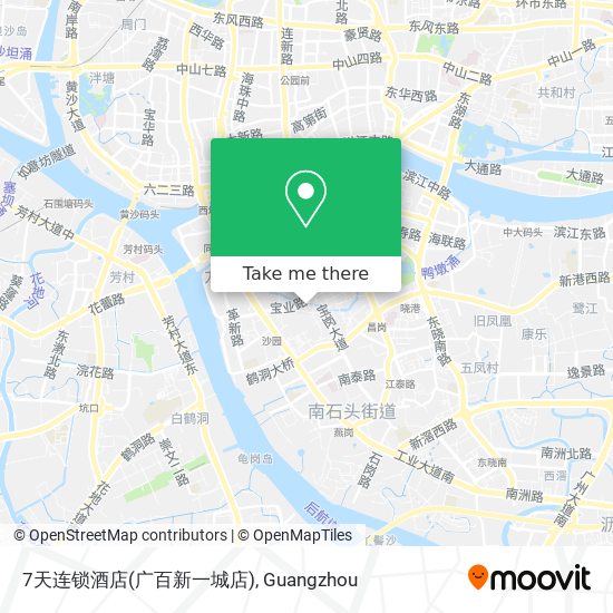7天连锁酒店(广百新一城店) map