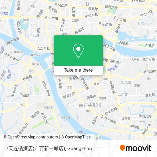 7天连锁酒店(广百新一城店) map