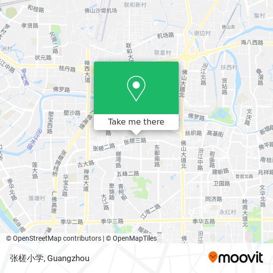 张槎小学 map