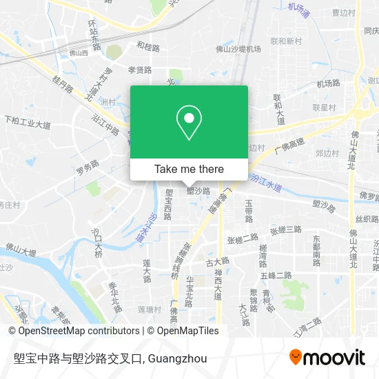 塱宝中路与塱沙路交叉口 map