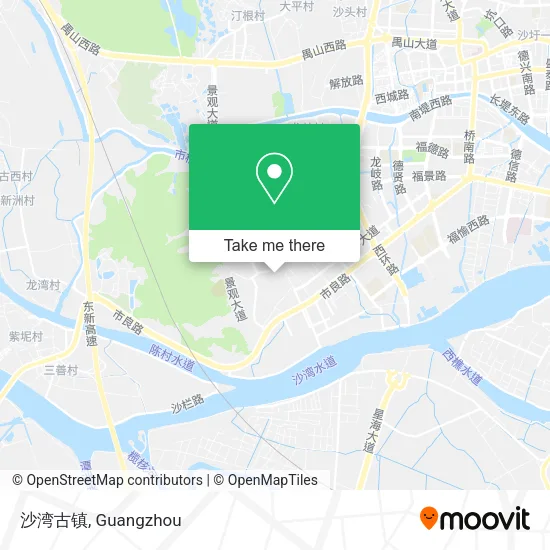 沙湾古镇 map