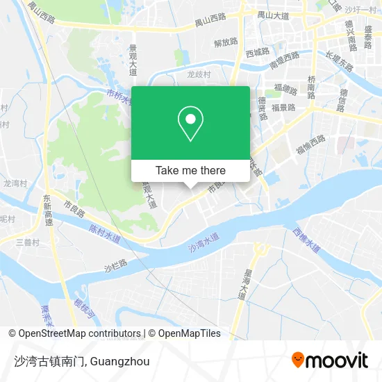 沙湾古镇南门 map