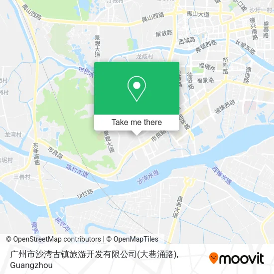 广州市沙湾古镇旅游开发有限公司(大巷涌路) map