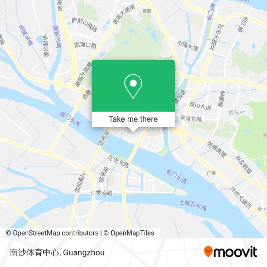 南沙体育中心 map