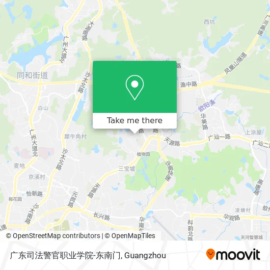 广东司法警官职业学院-东南门 map