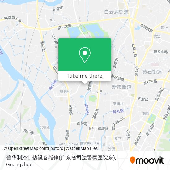普华制冷制热设备维修(广东省司法警察医院东) map