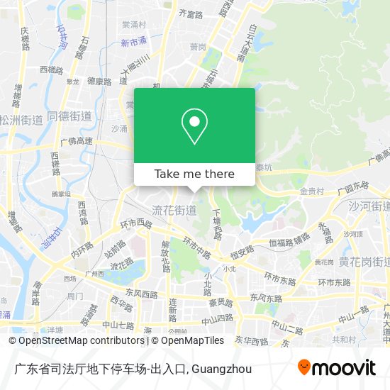 广东省司法厅地下停车场-出入口 map