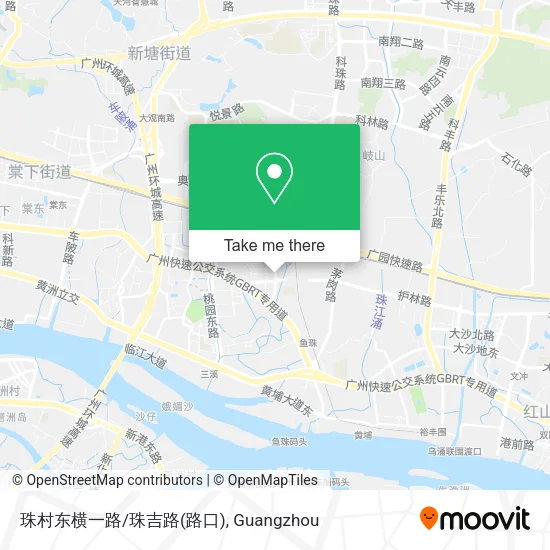 珠村东横一路/珠吉路(路口) map