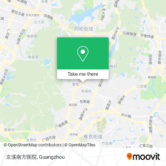 京溪南方医院 map