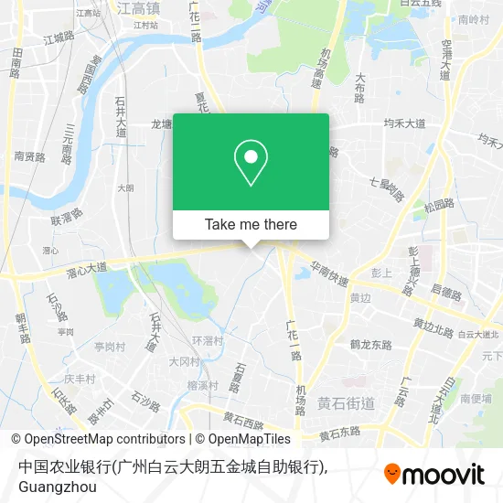 中国农业银行(广州白云大朗五金城自助银行) map