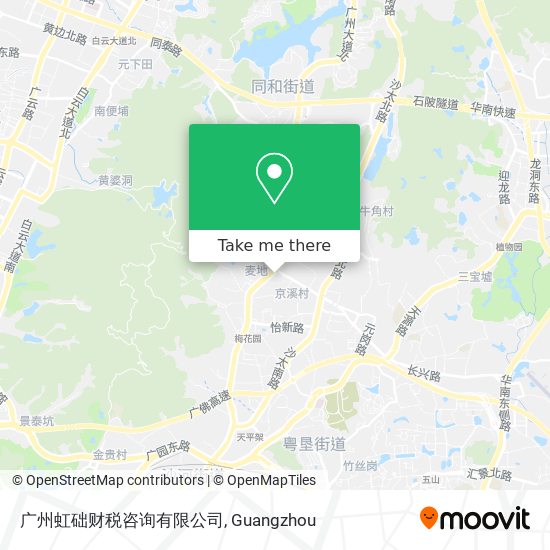 广州虹础财税咨询有限公司 map