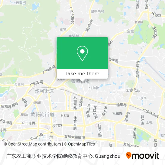 广东农工商职业技术学院继续教育中心 map