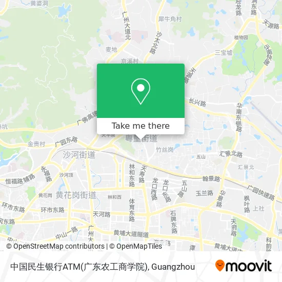 中国民生银行ATM(广东农工商学院) map