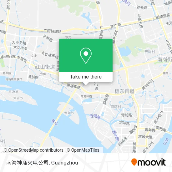 南海神庙火电公司 map