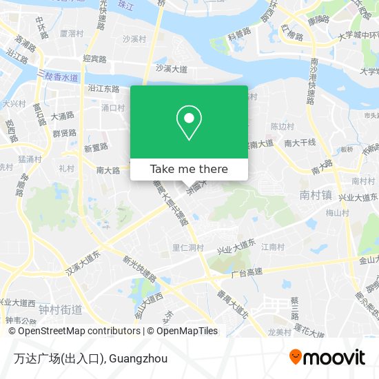 万达广场(出入口) map