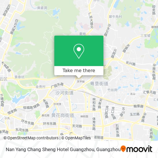 Nan Yang Chang Sheng Hotel Guangzhou map