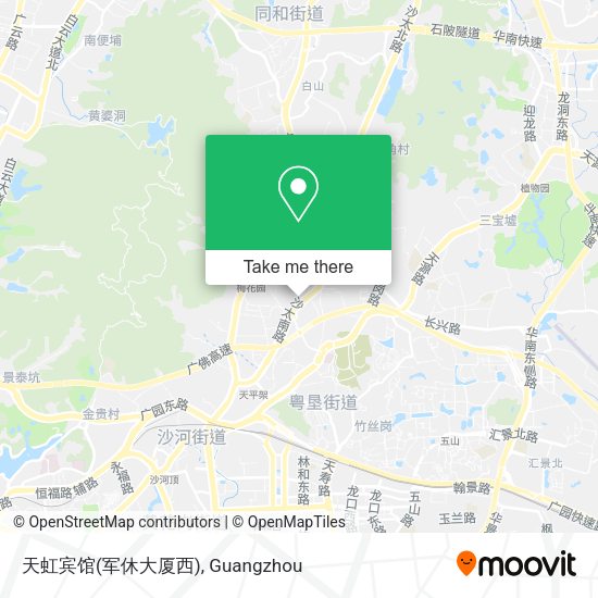 天虹宾馆(军休大厦西) map