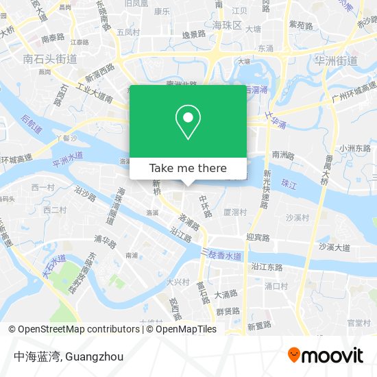 中海蓝湾 map