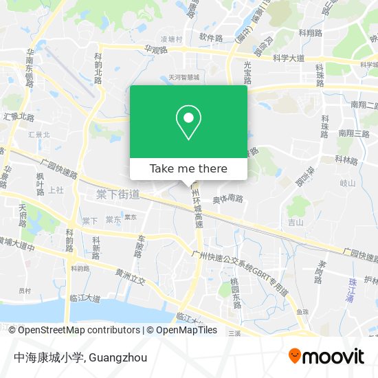 中海康城小学 map
