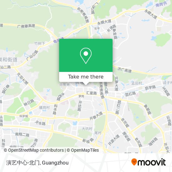 演艺中心-北门 map