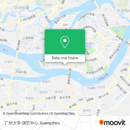 广州大学-演艺中心 map