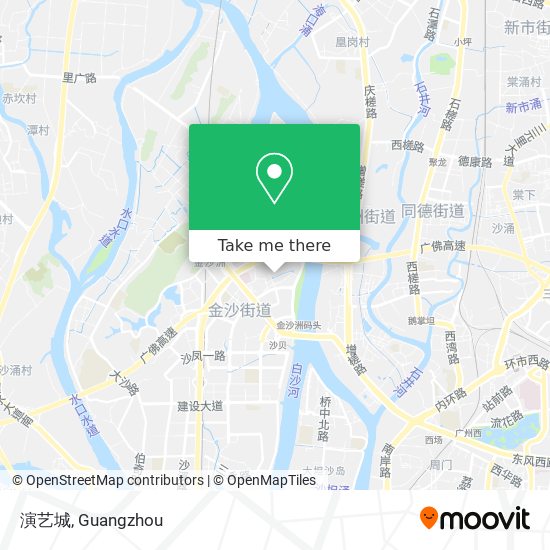演艺城 map