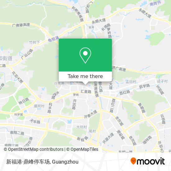 新福港·鼎峰停车场 map