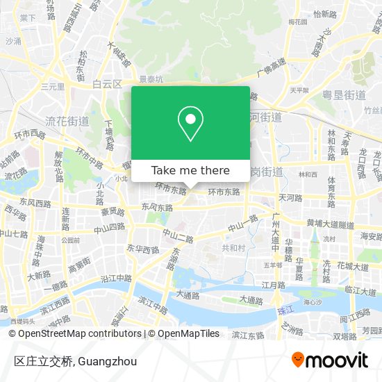 区庄立交桥 map