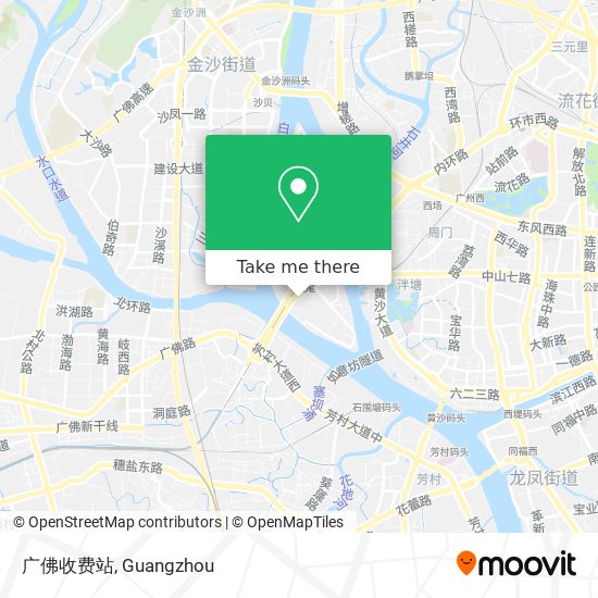 广佛收费站 map