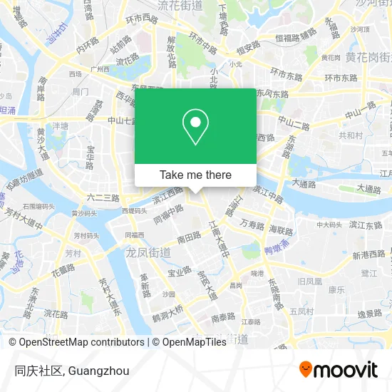同庆社区 map