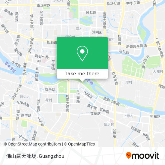 佛山露天泳场 map