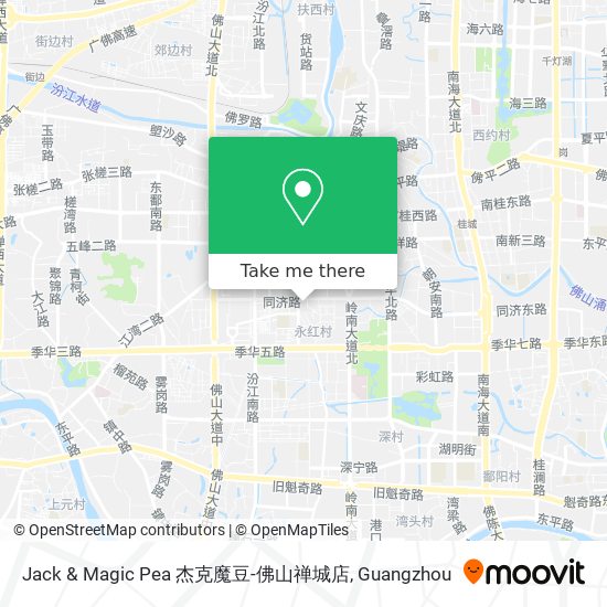 Jack & Magic Pea 杰克魔豆-佛山禅城店 map