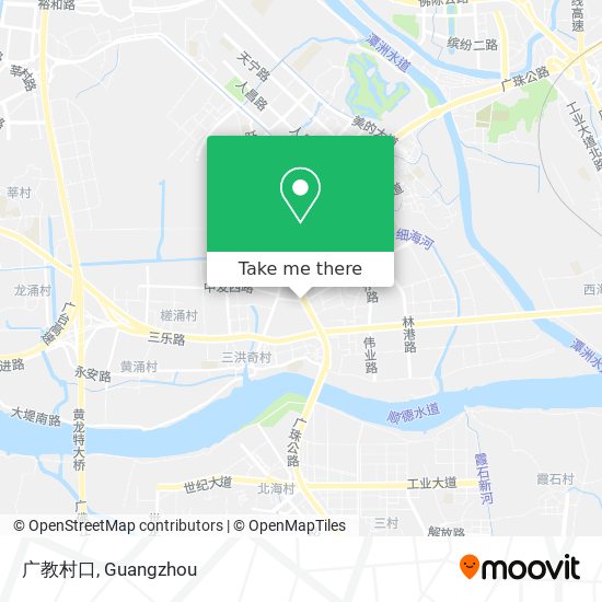广教村口 map
