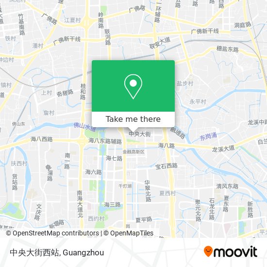 中央大街西站 map