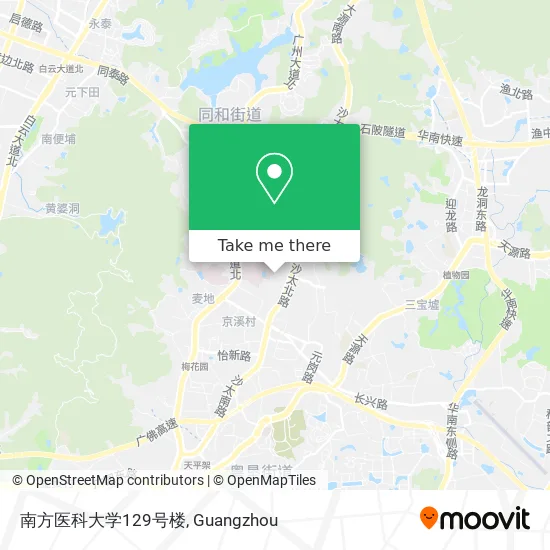 南方医科大学129号楼 map