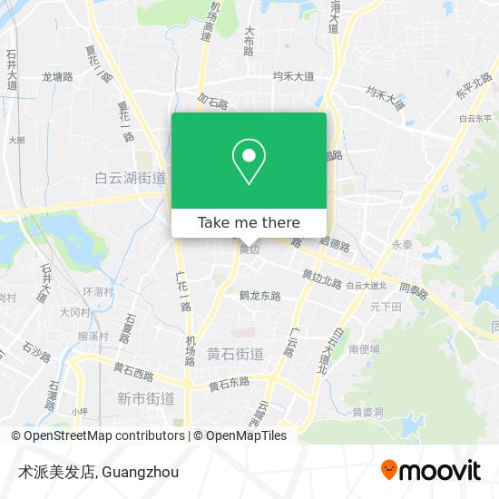 术派美发店 map